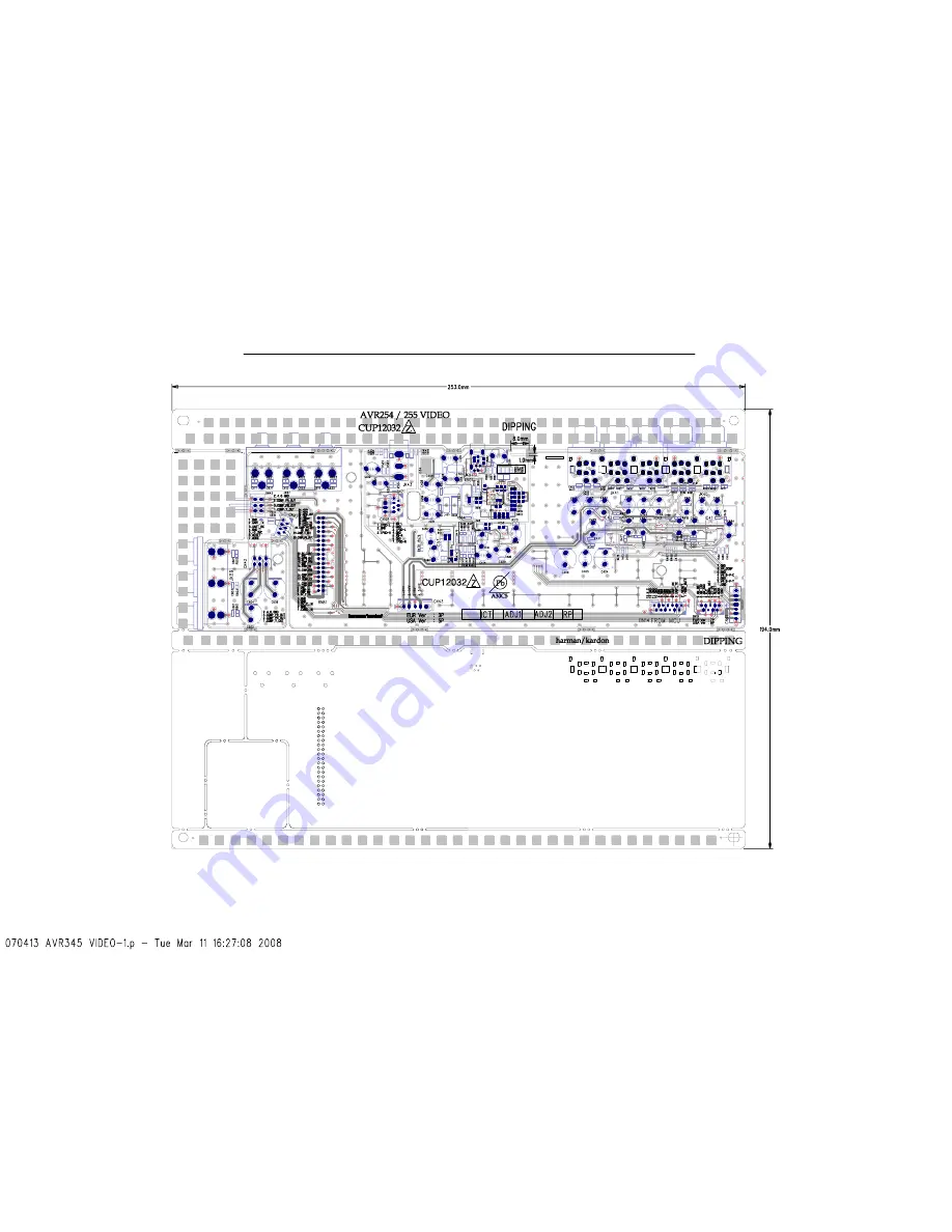 Harman Kardon AVR 254 Service Manual Download Page 42