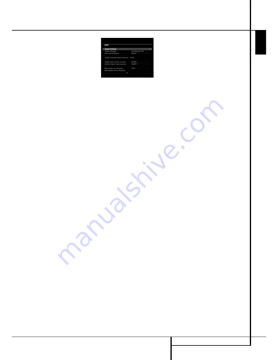 Harman Kardon AVR 255 Owner'S Manual Download Page 21