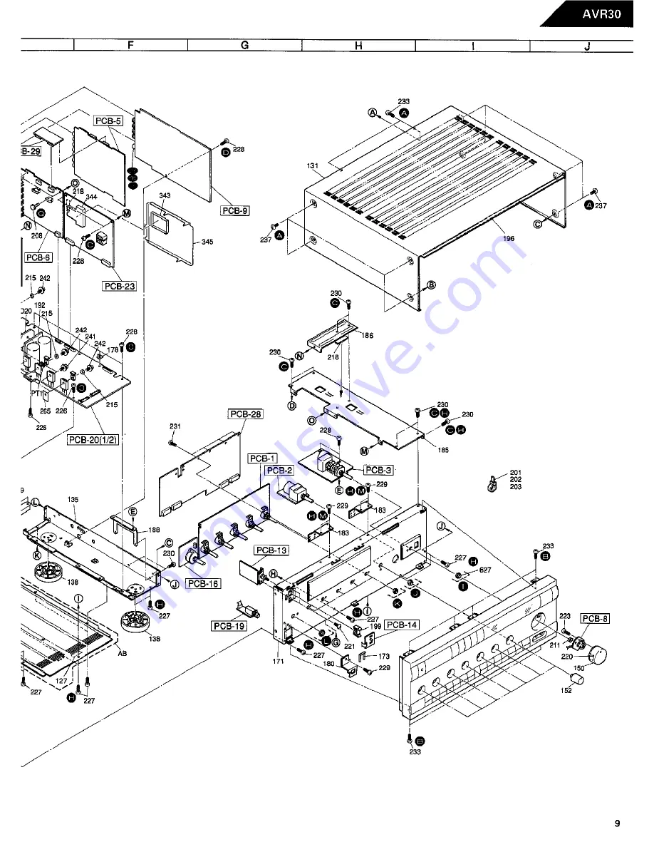 Harman Kardon AVR 30 Technical Manual Download Page 14