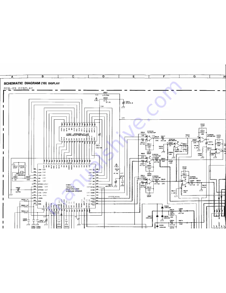 Harman Kardon AVR 30 Technical Manual Download Page 63