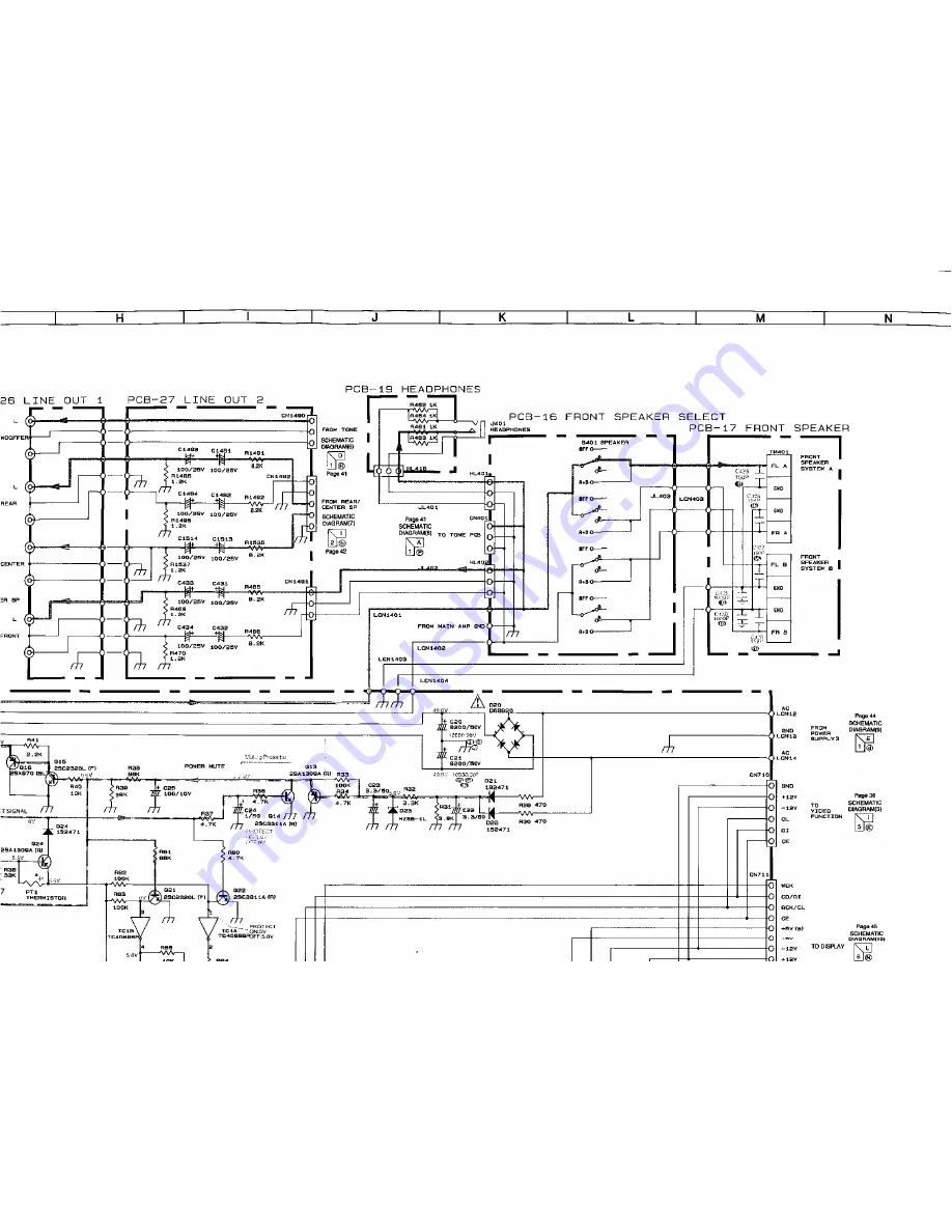 Harman Kardon AVR 30 Technical Manual Download Page 68