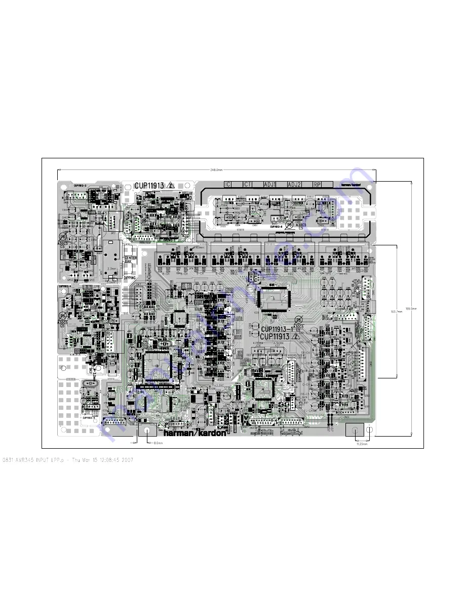 Harman Kardon AVR 347/230 Service Manual Download Page 78