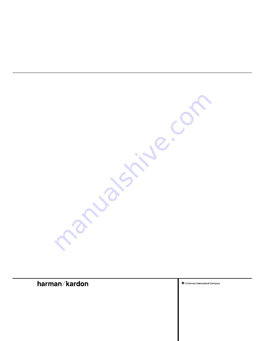 Harman Kardon AVR 3500 Owner'S Manual Download Page 54