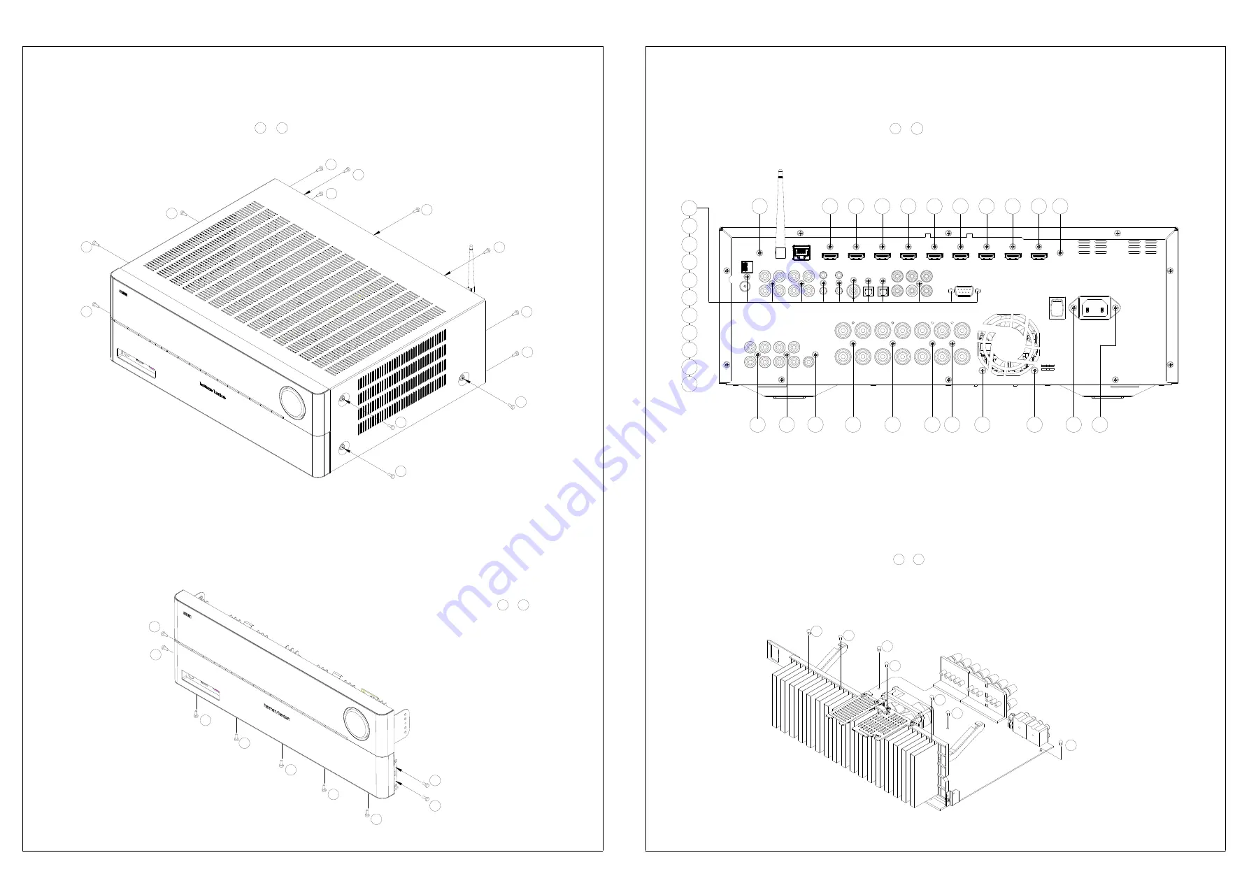 Harman Kardon AVR 370 Service Manual Download Page 73