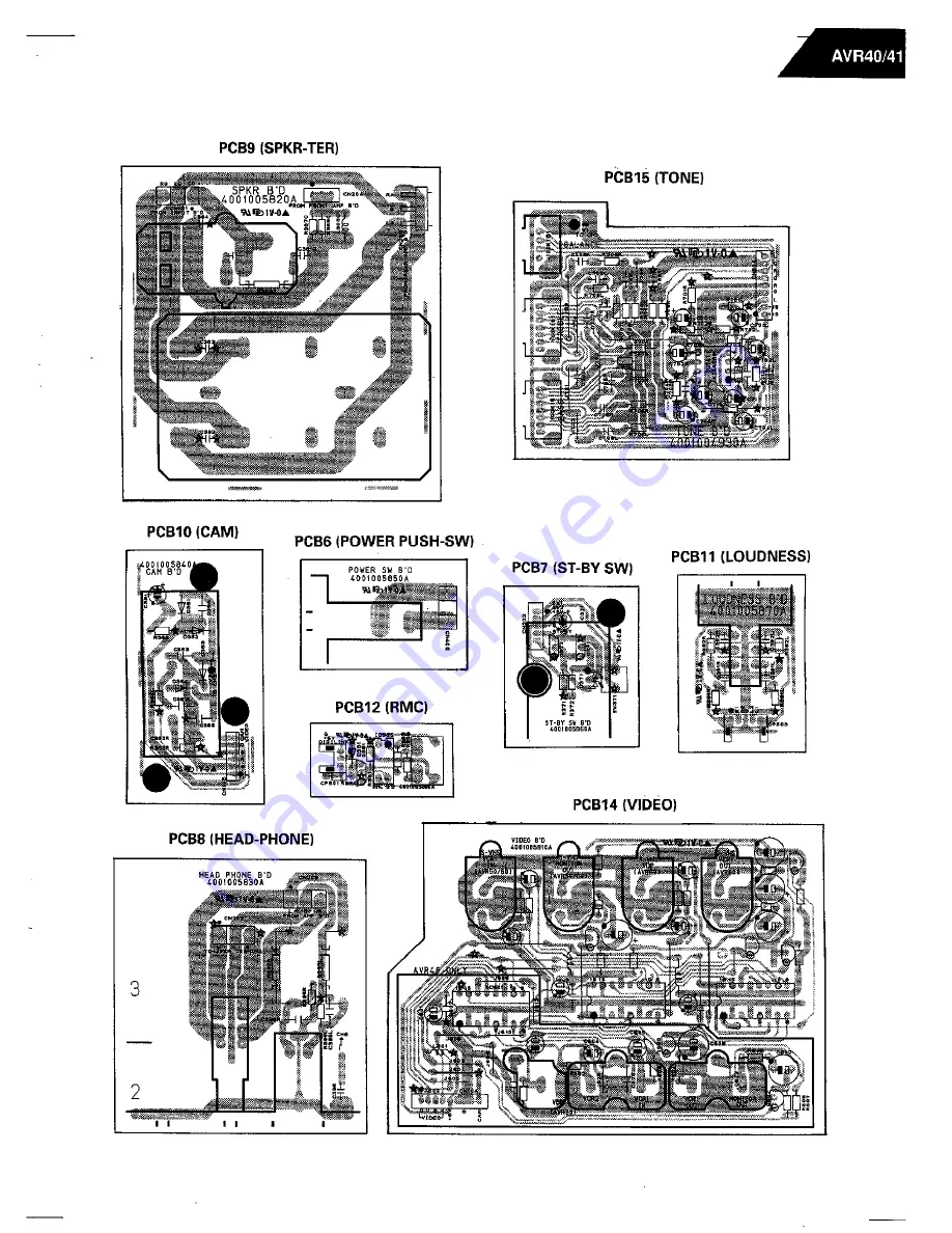 Harman Kardon AVR 40 Technical Manual Download Page 24