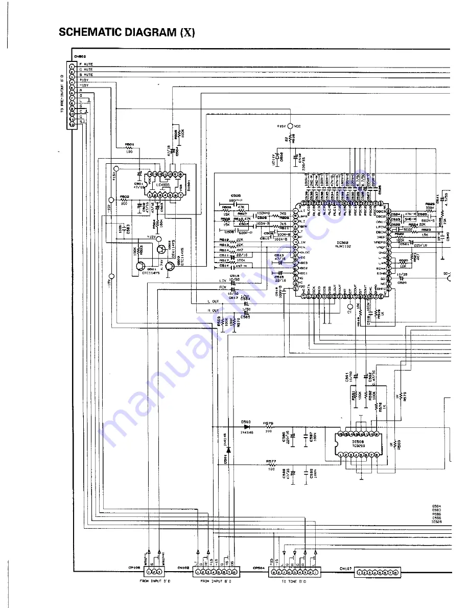 Harman Kardon AVR 40 Technical Manual Download Page 63