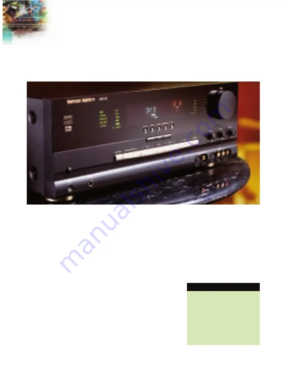 Harman Kardon AVR 510 Brochure Download Page 1