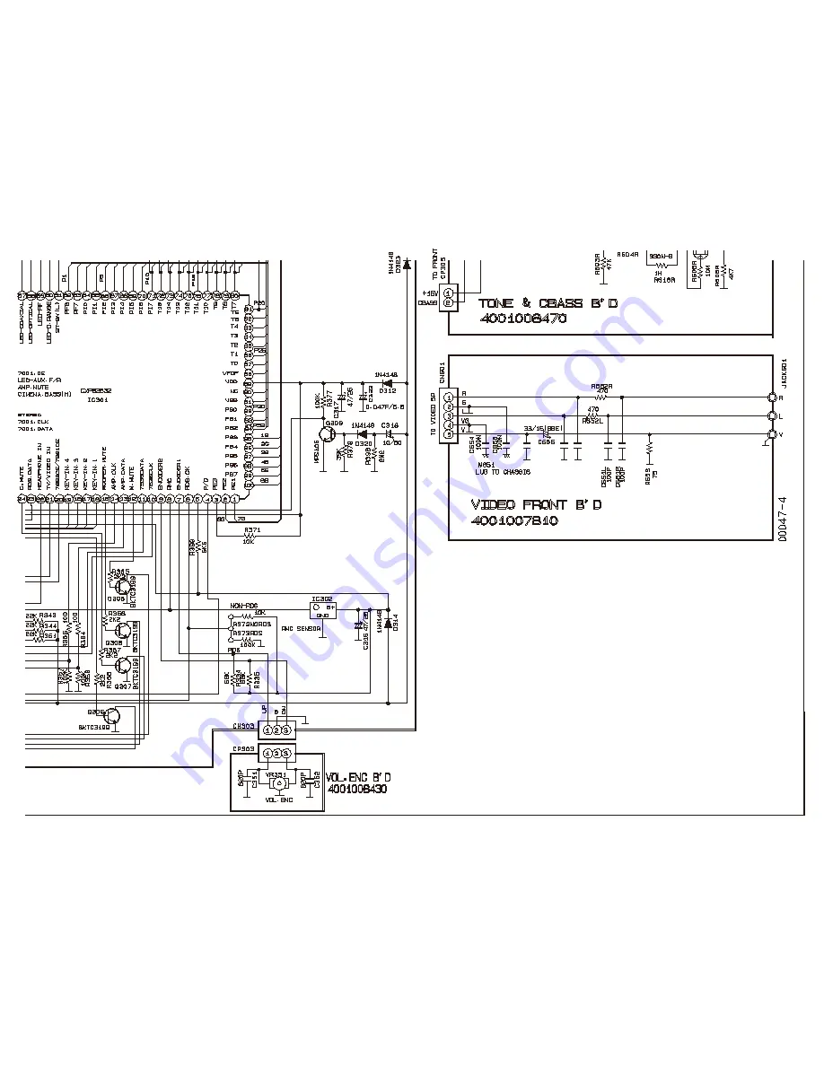 Harman Kardon AVR 55 Service Manual Download Page 54