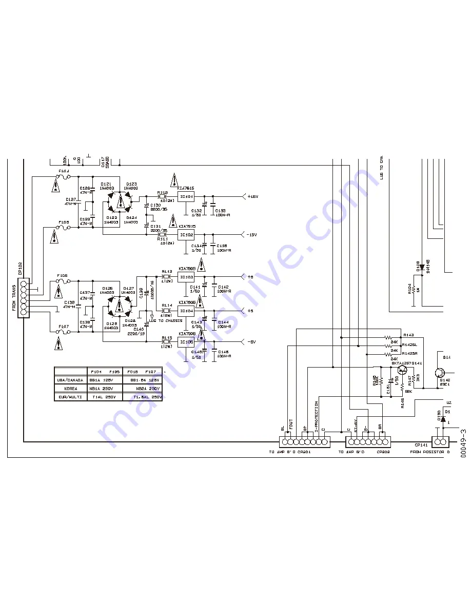 Harman Kardon AVR 55 Service Manual Download Page 63