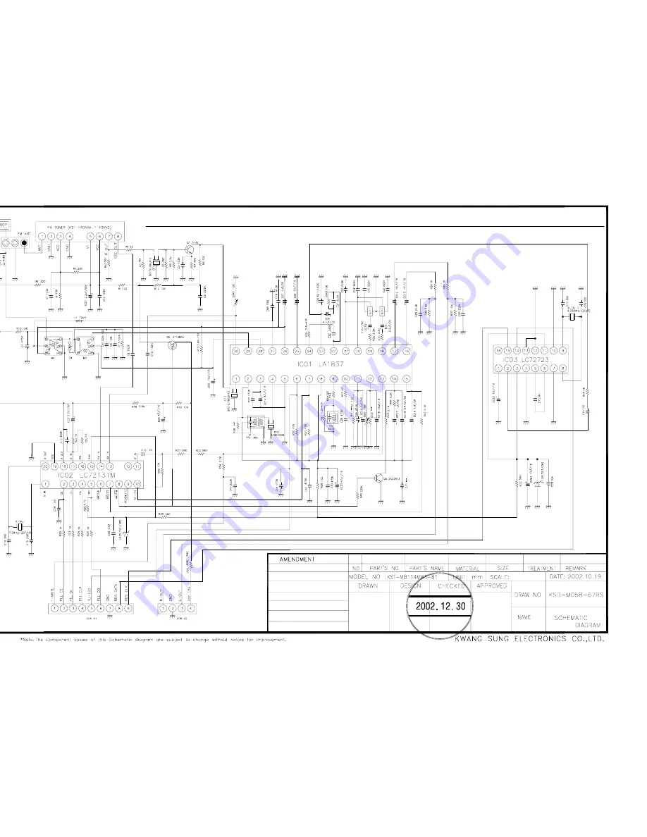 Harman Kardon AVR 645 Service Manual Download Page 135