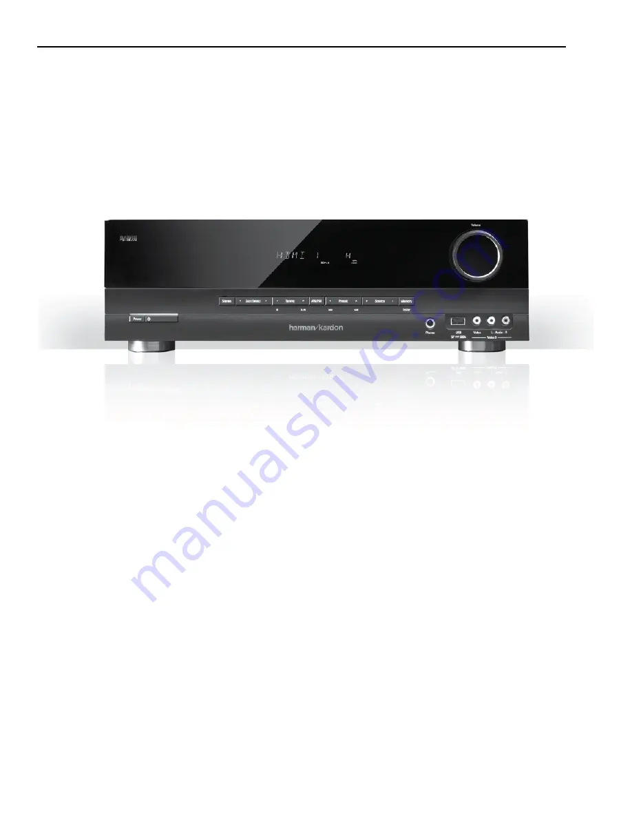 Harman Kardon AVR 700 Service Manual Download Page 1