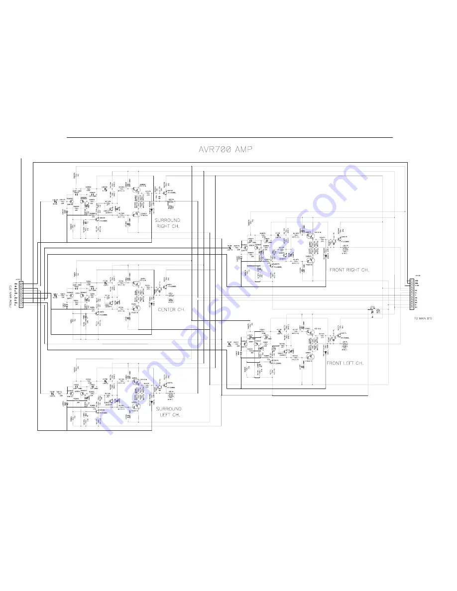 Harman Kardon AVR 700 Service Manual Download Page 49