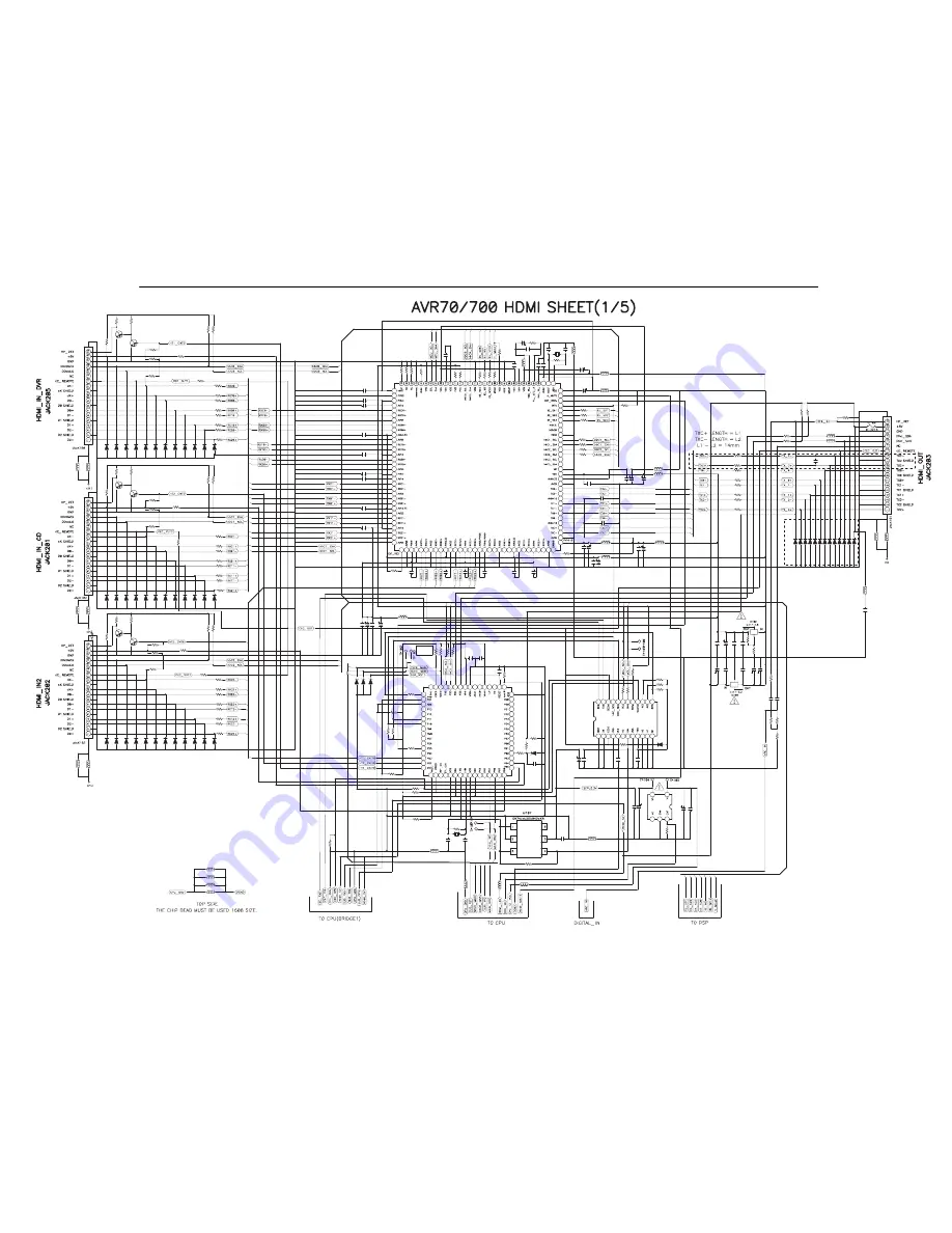 Harman Kardon AVR 700 Service Manual Download Page 54