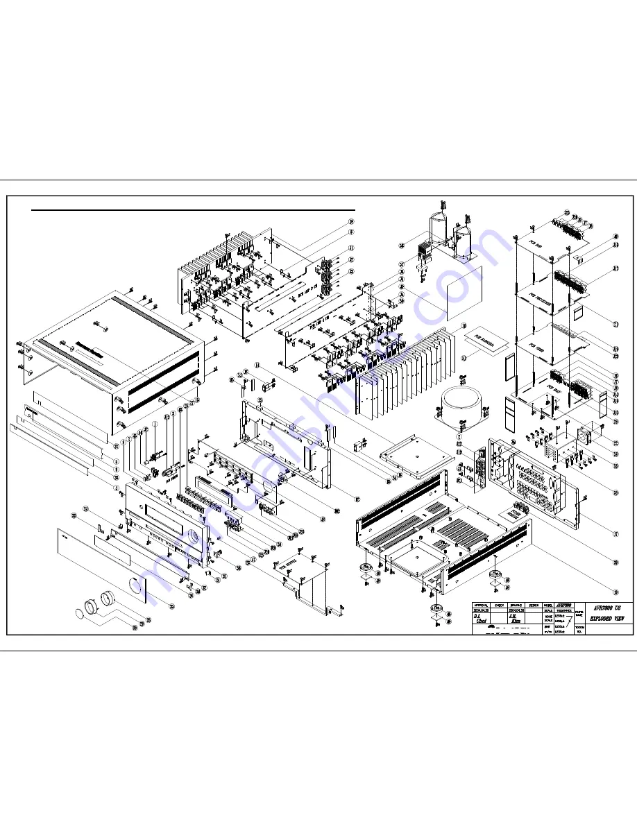 Harman Kardon AVR 7300 Service Manual Download Page 30