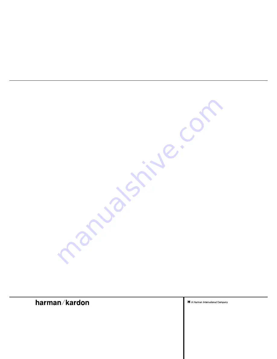 Harman Kardon AVR1550 Owner'S Manual Download Page 30