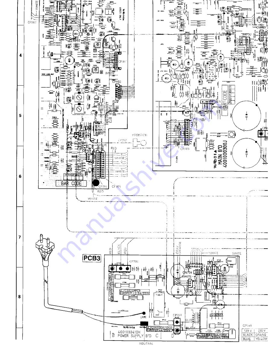 Harman Kardon AVR25MKII Technical Manual Download Page 63