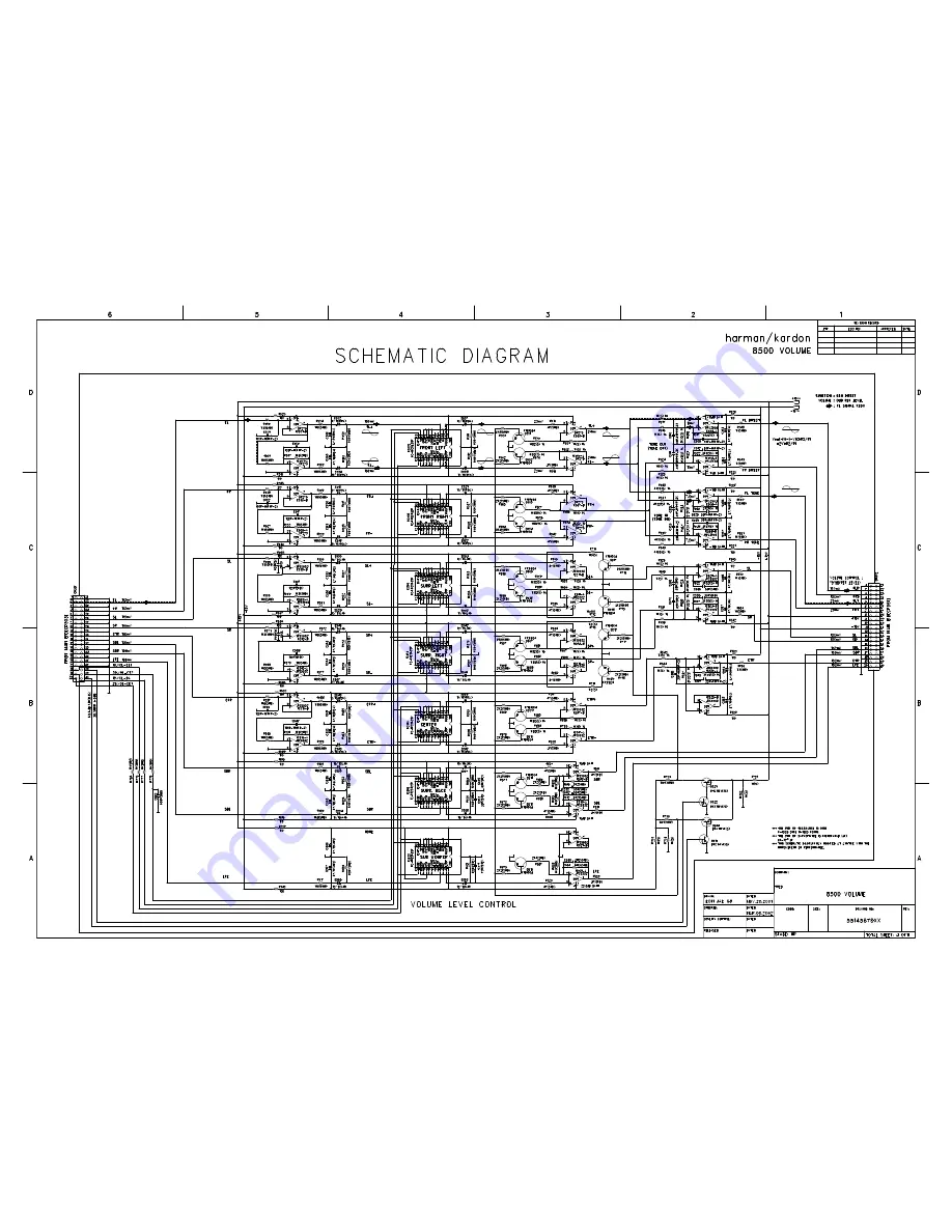 Harman Kardon AVR8500 Service Manual Download Page 91