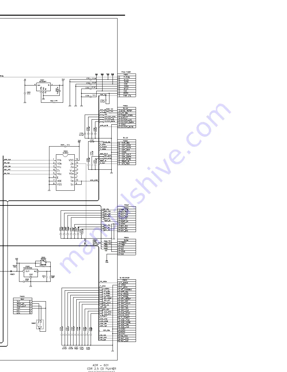 Harman Kardon CDR 20 Service Manual Download Page 73