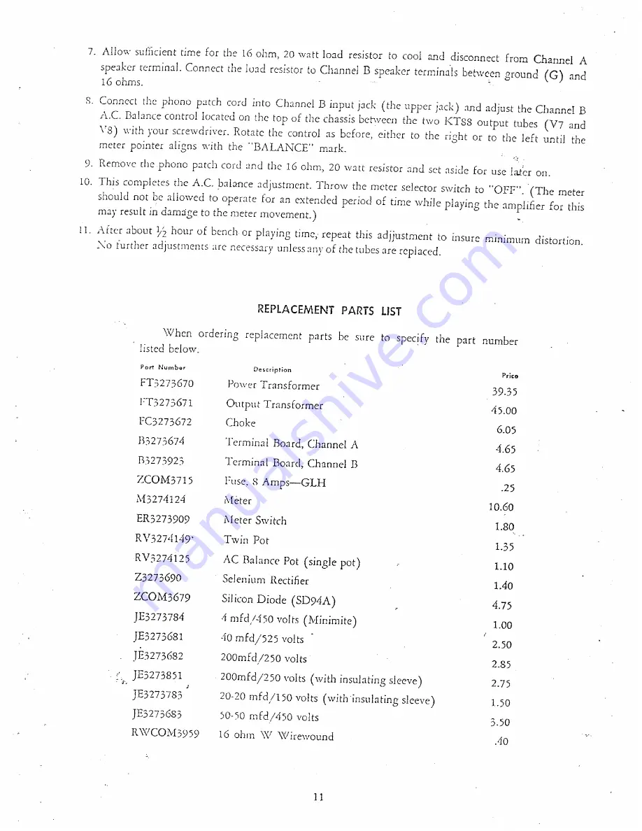 Harman Kardon CITATION I Operation Manual Download Page 13