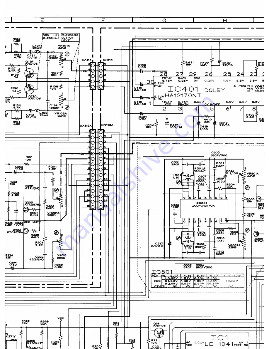 Harman Kardon FESTIVAL 300 Technical Manual Download Page 136