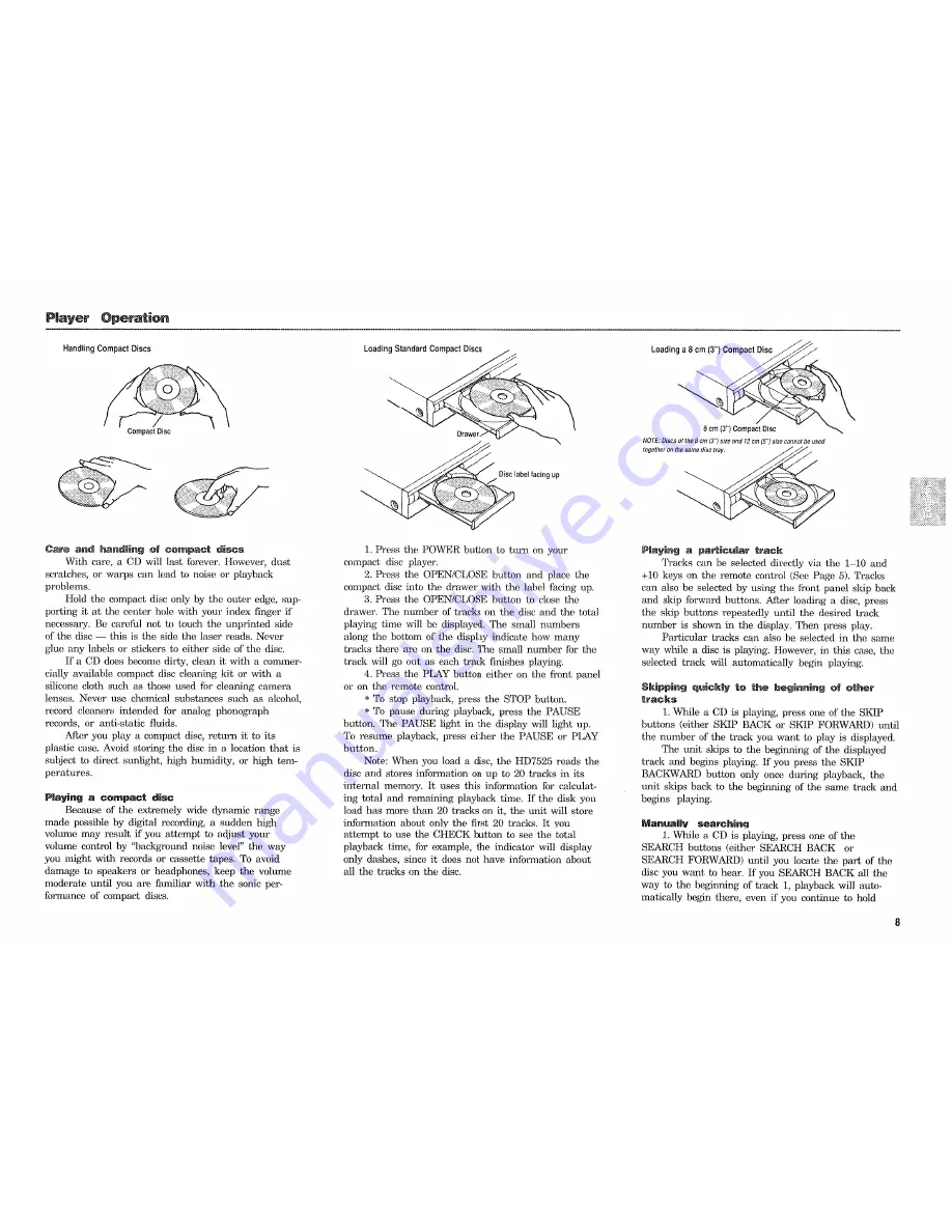 Harman Kardon HD7525 Instruction Manual Download Page 9