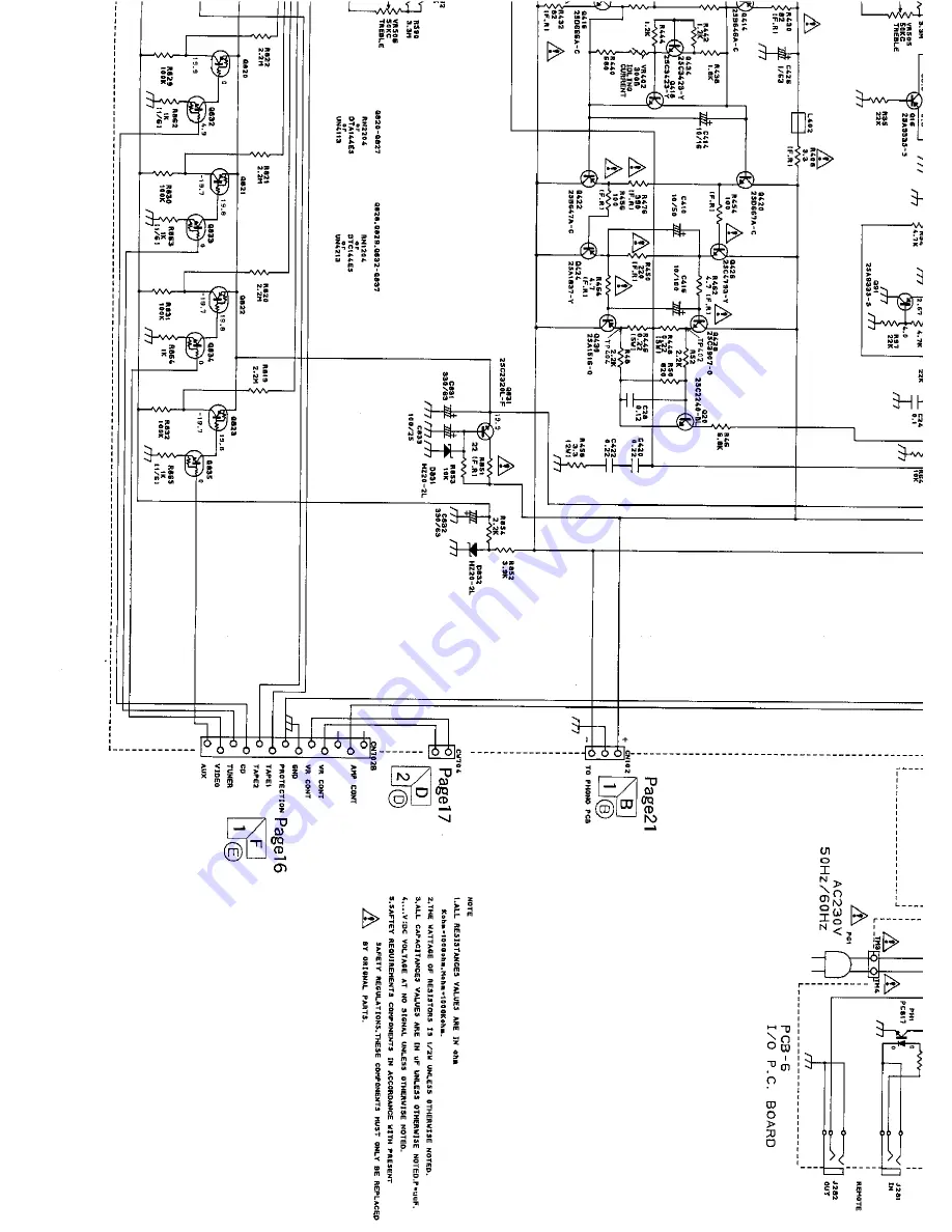 Harman Kardon HK640 Technical Manual Download Page 30