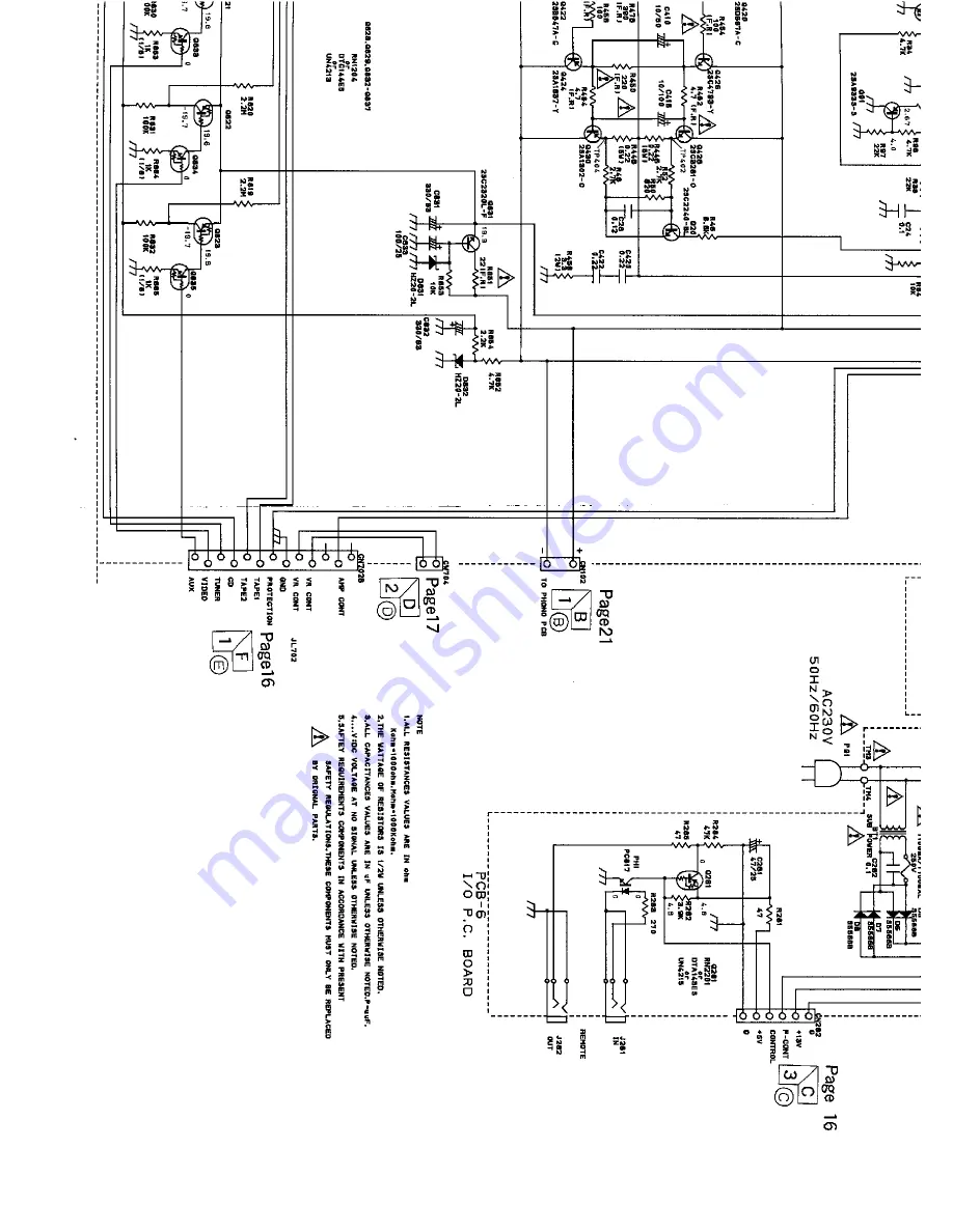 Harman Kardon HK640 Technical Manual Download Page 34