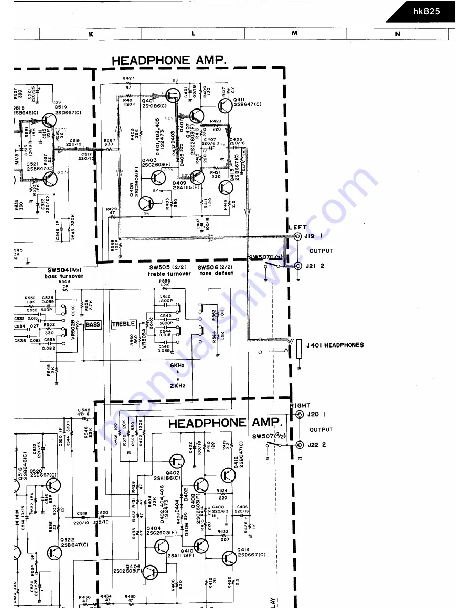 Harman Kardon HK825 Technical Manual Download Page 13