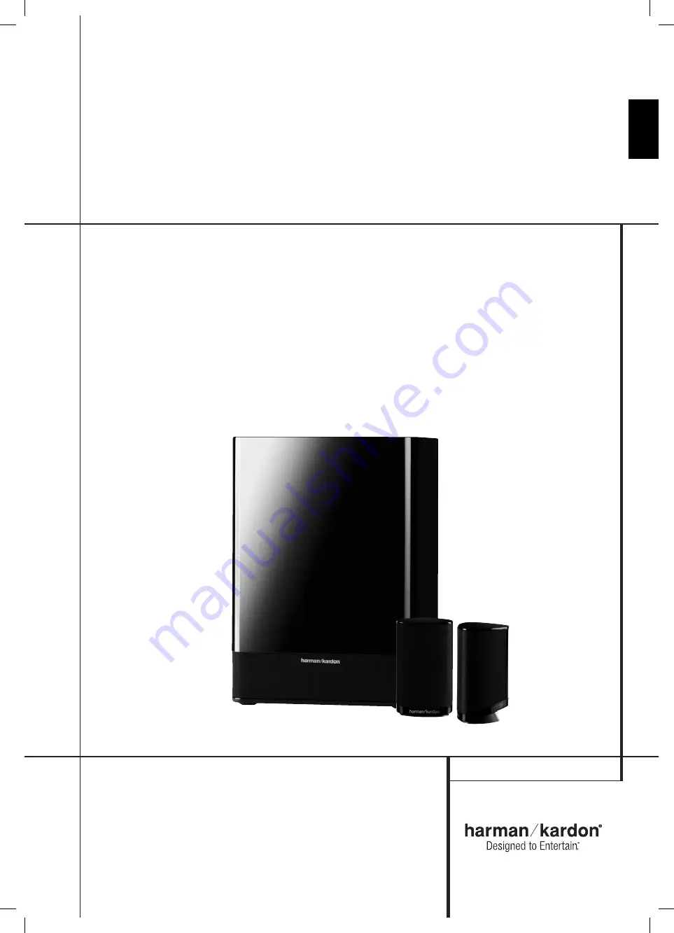 Harman Kardon HKTS3 Owner'S Manual Download Page 1