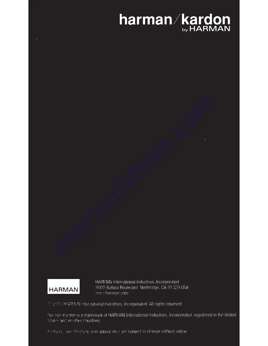 Harman Kardon NC Owner'S Manual Download Page 16