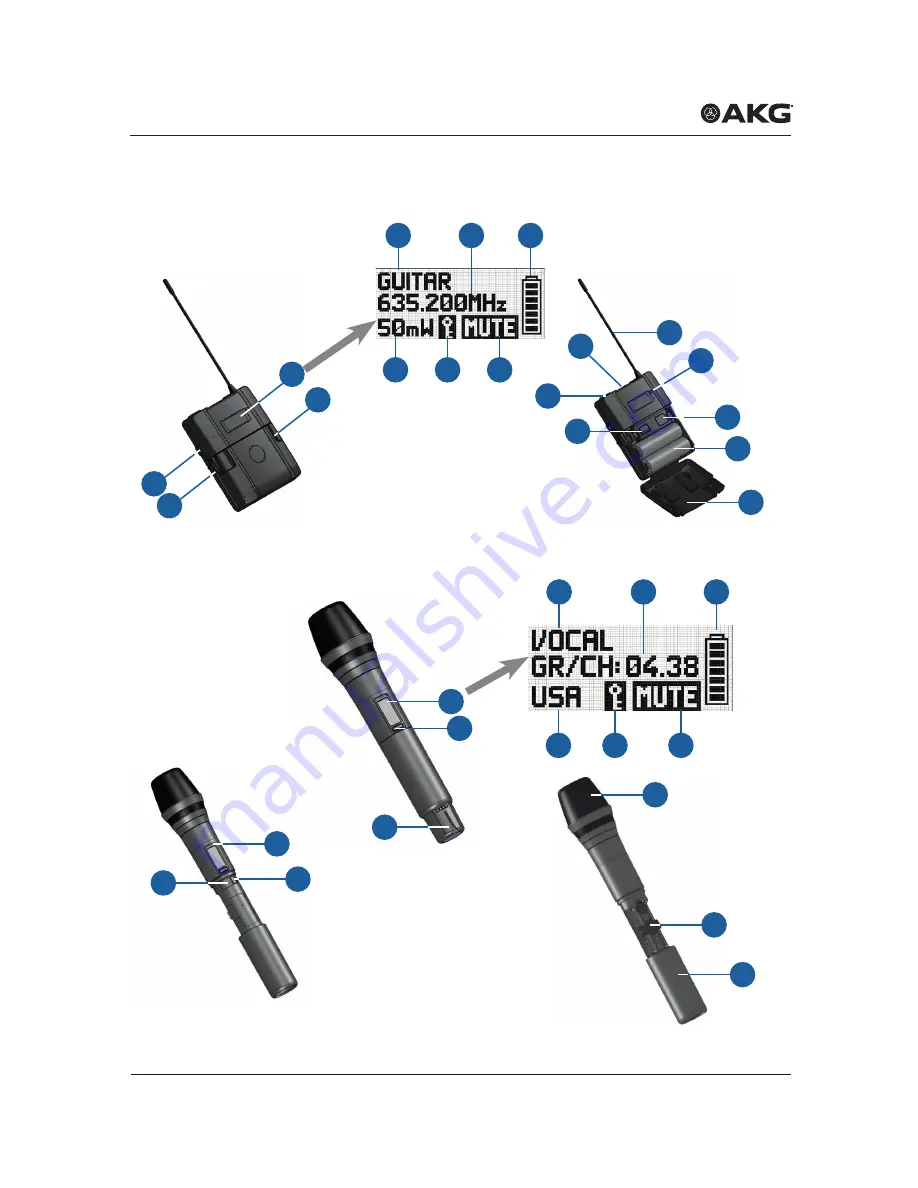 Harman AKG DMS800 User Instructions Download Page 116