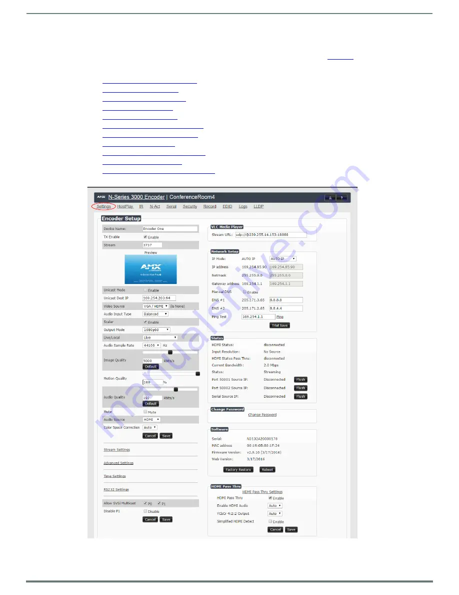 Harman AMX N3000 Series Instruction Manual Download Page 24