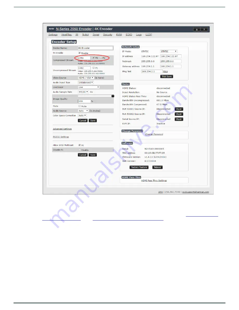 Harman AMX NMX-DEC-N2251 Instruction Manual Download Page 17