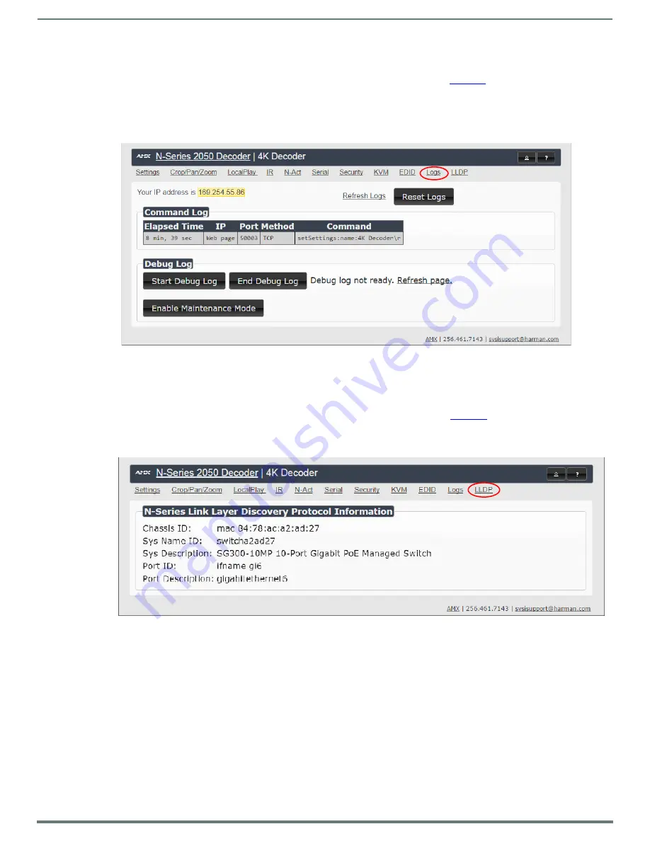 Harman AMX NMX-ENC-N2151 Instruction Manual Download Page 60