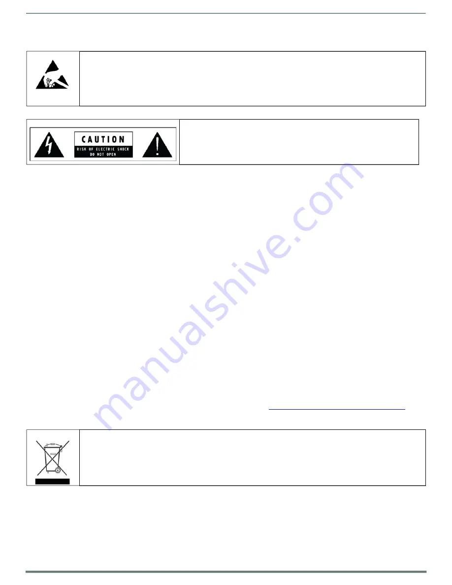 Harman AMX NMX-ENC-N2312 Instruction Manual Download Page 3