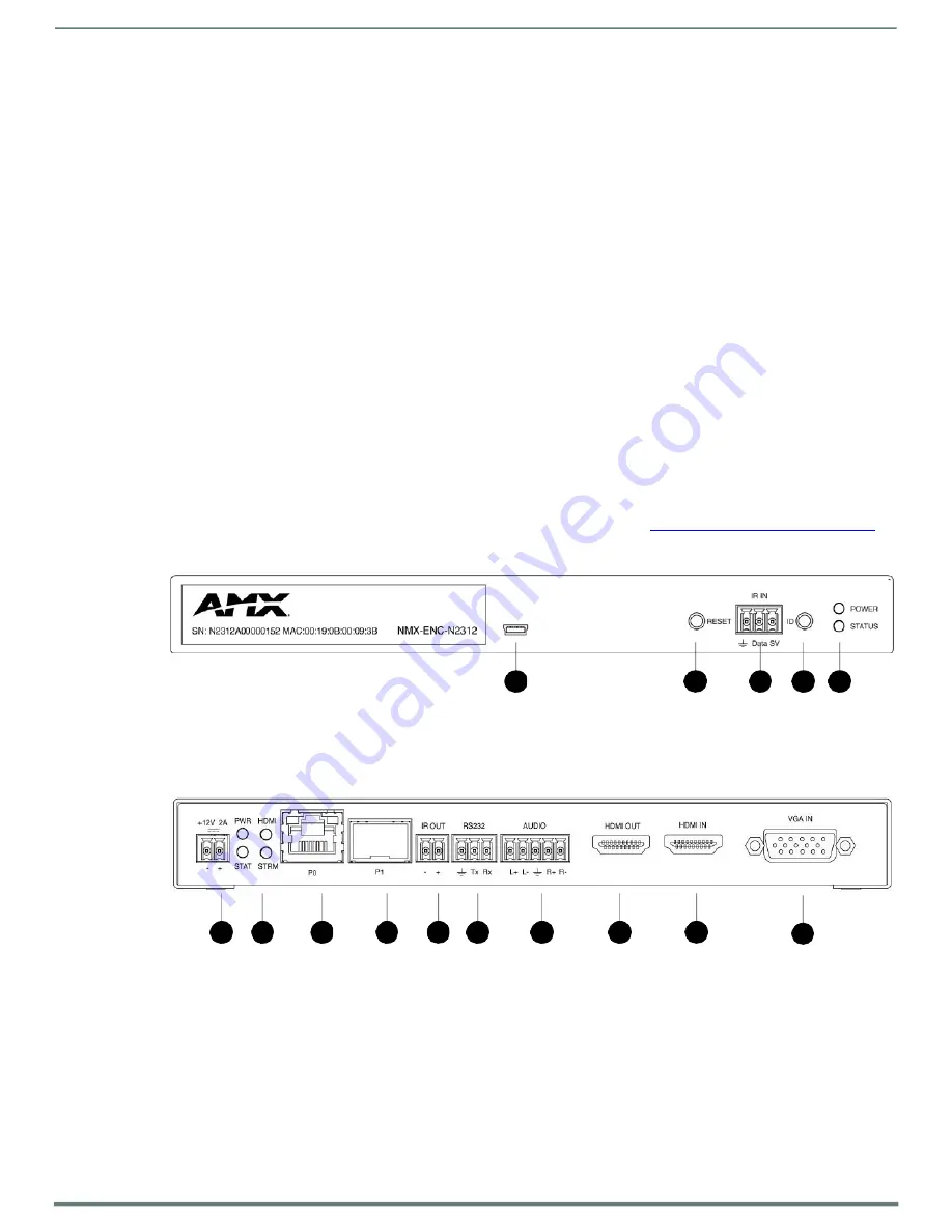 Harman AMX NMX-ENC-N2312 Instruction Manual Download Page 6