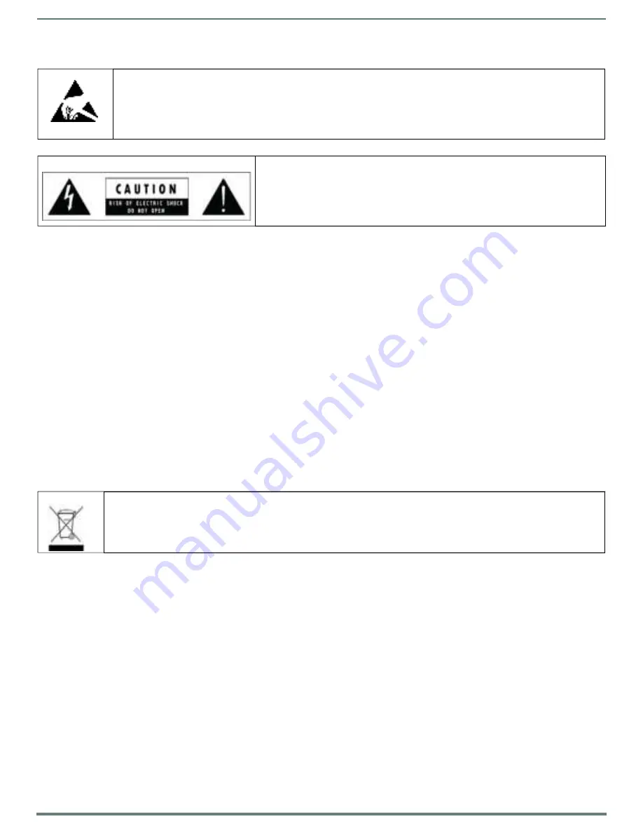 Harman AMX NMX-ENC-N2412A Instruction Manual Download Page 3