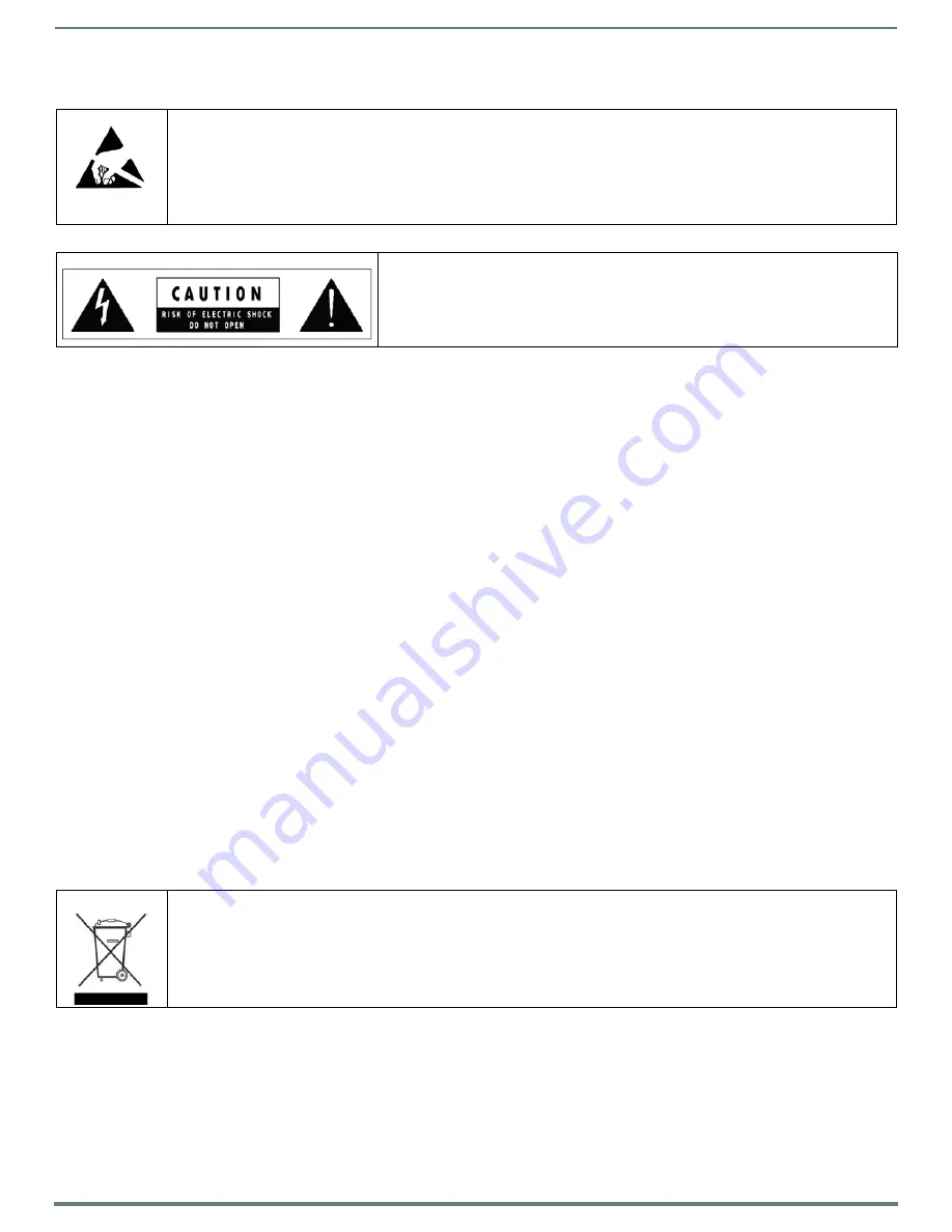 Harman AMX NMX-WP-N1512 User Manual Download Page 3