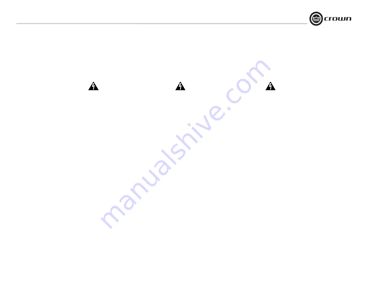 Harman Crown CDi 6000 Operation Manual Download Page 13