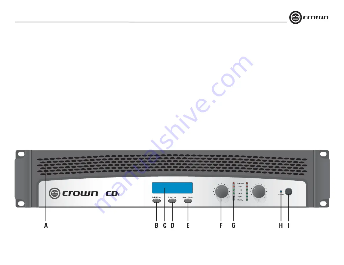 Harman Crown CDi 6000 Operation Manual Download Page 17