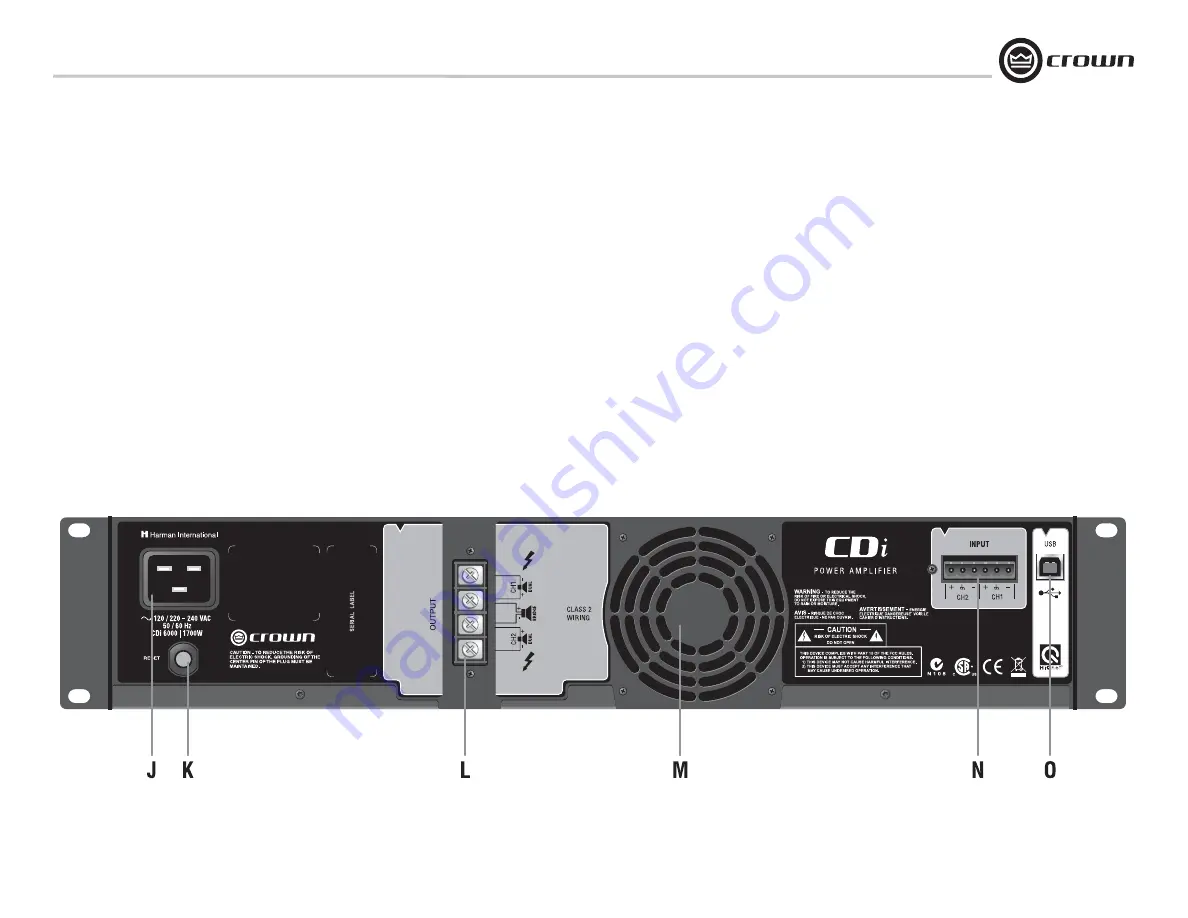 Harman Crown CDi 6000 Скачать руководство пользователя страница 19