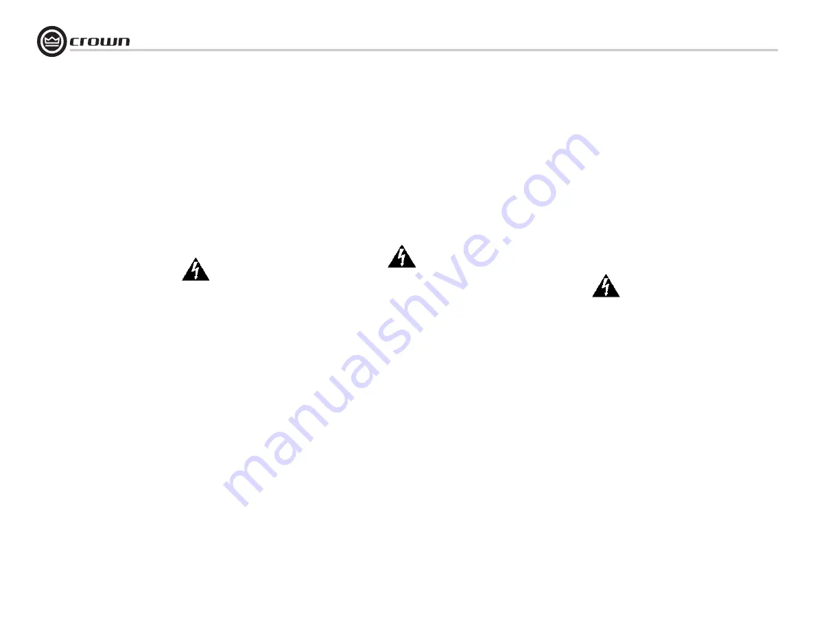 Harman Crown CDi 6000 Operation Manual Download Page 34