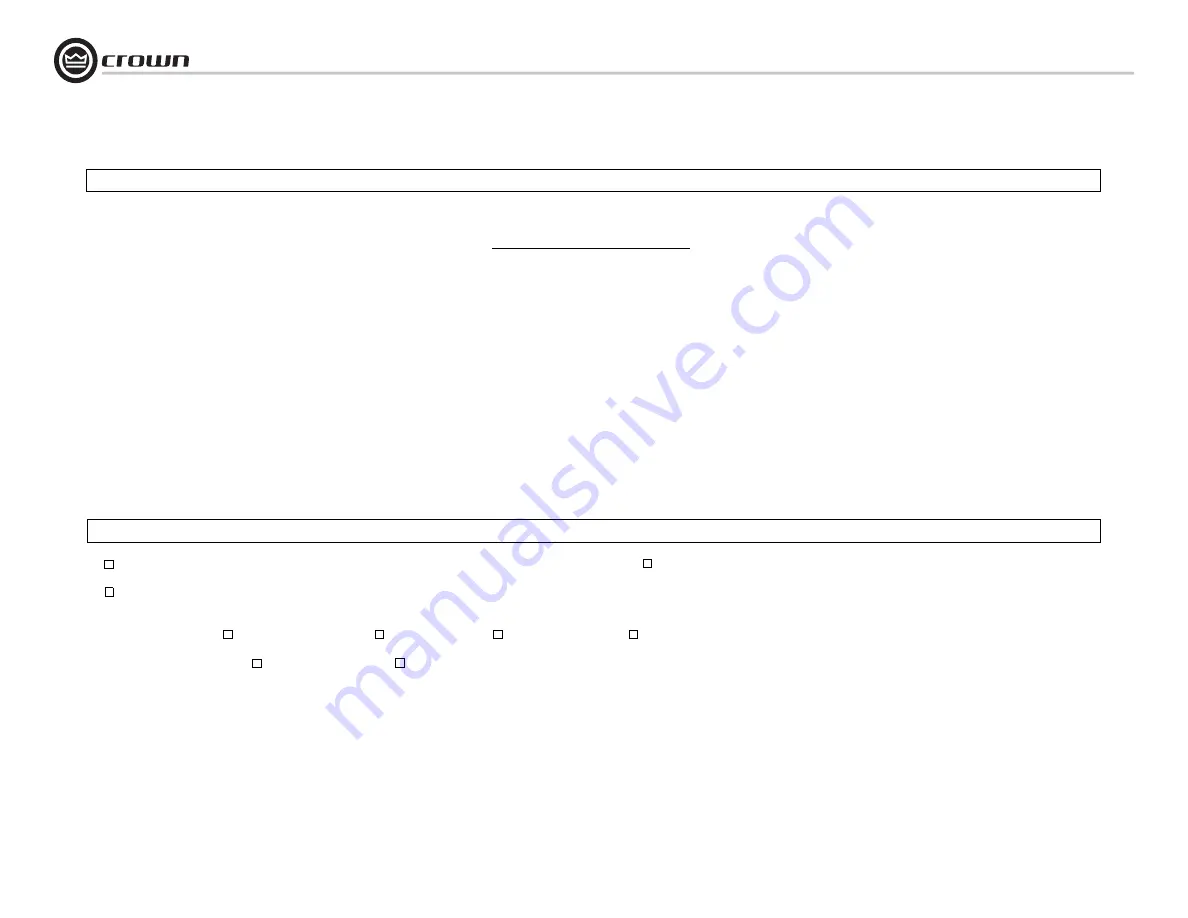 Harman Crown CDi 6000 Operation Manual Download Page 44