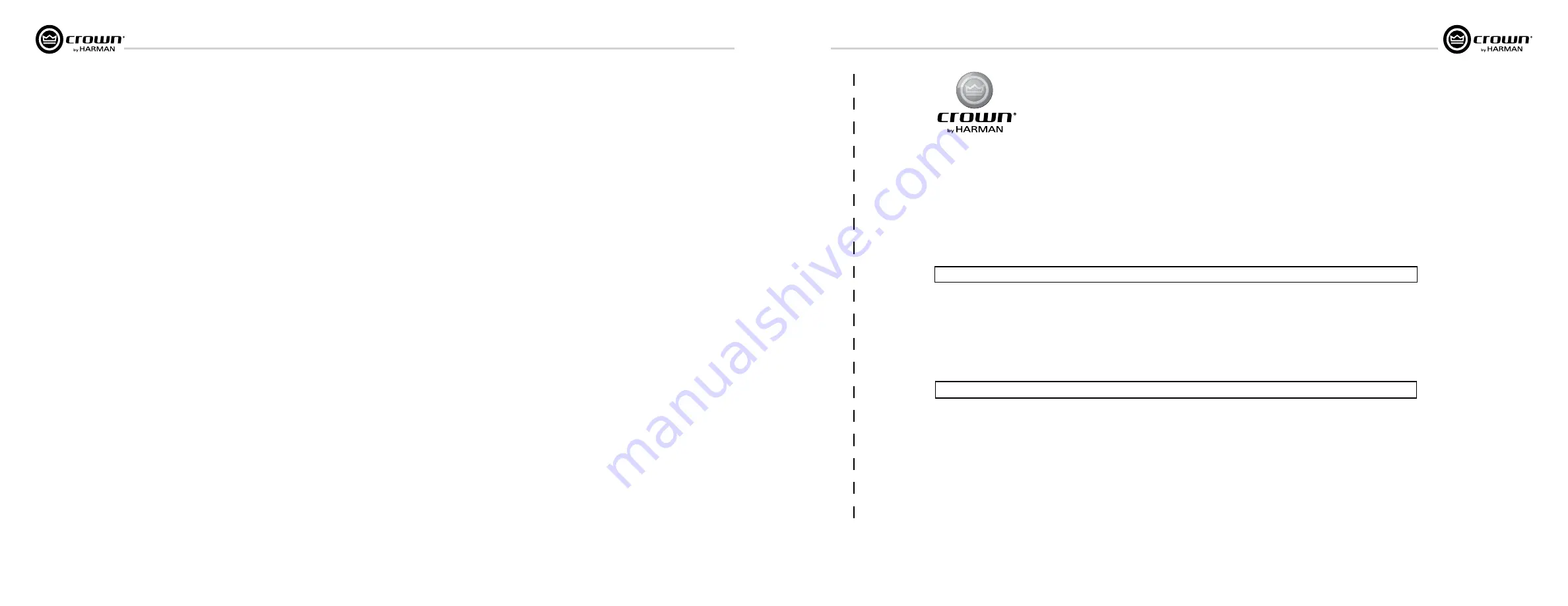 Harman Crown CTs Series Operation Manual Download Page 15