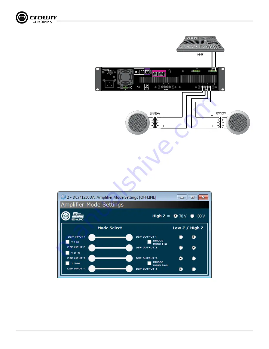 Harman Crown DriveCore Install DA Series Operation Manual Download Page 12