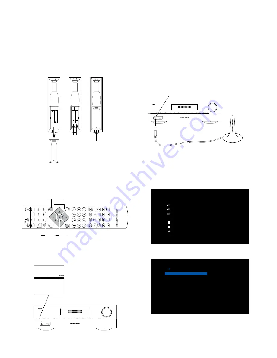 Harman Harman/kardon AVR 1710 Quick Start Manual Download Page 8