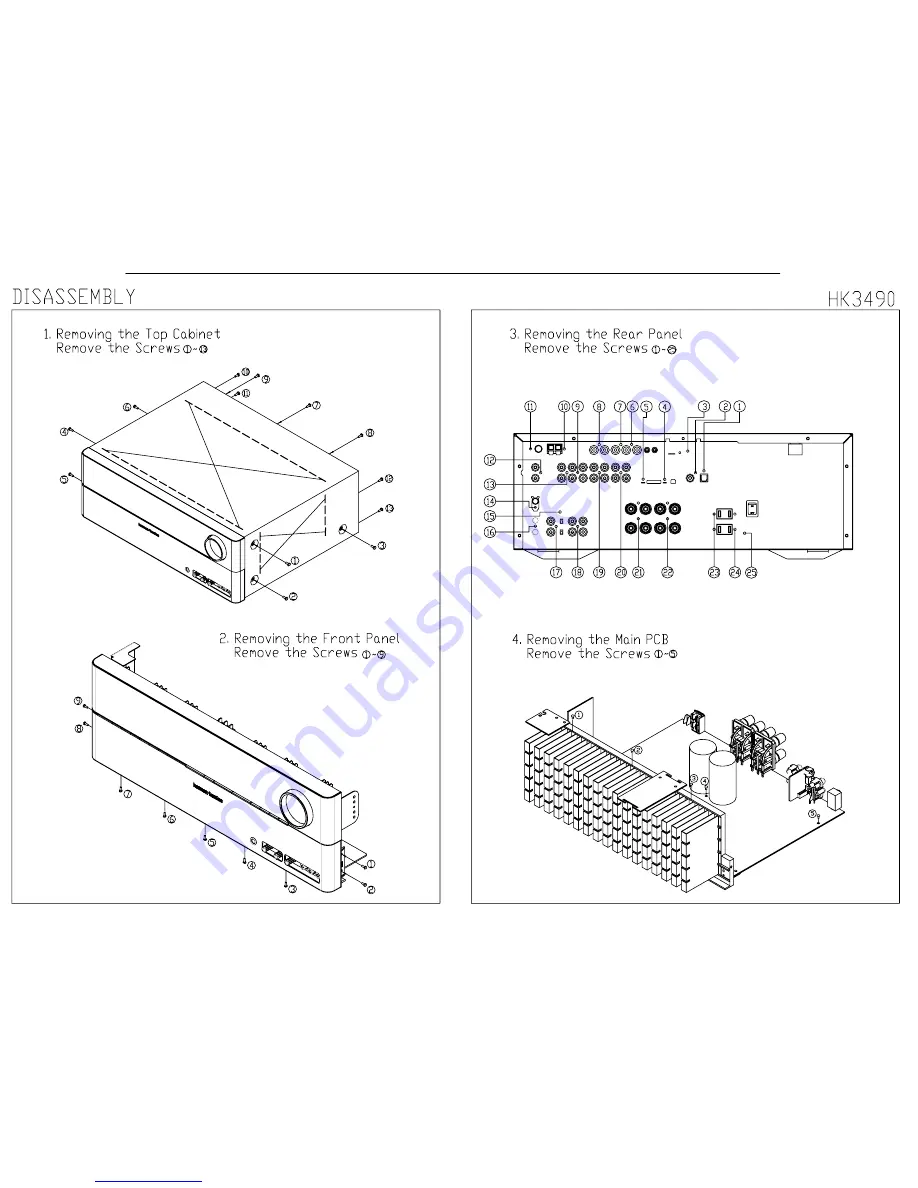 Harman hk3490 Service Manual Download Page 27