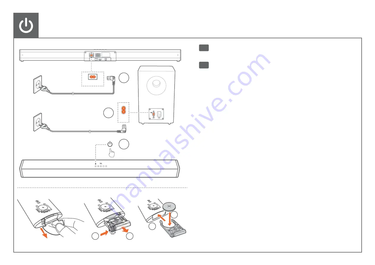 Harman JBL CINEMA SB160 Quick Start Manual Download Page 8