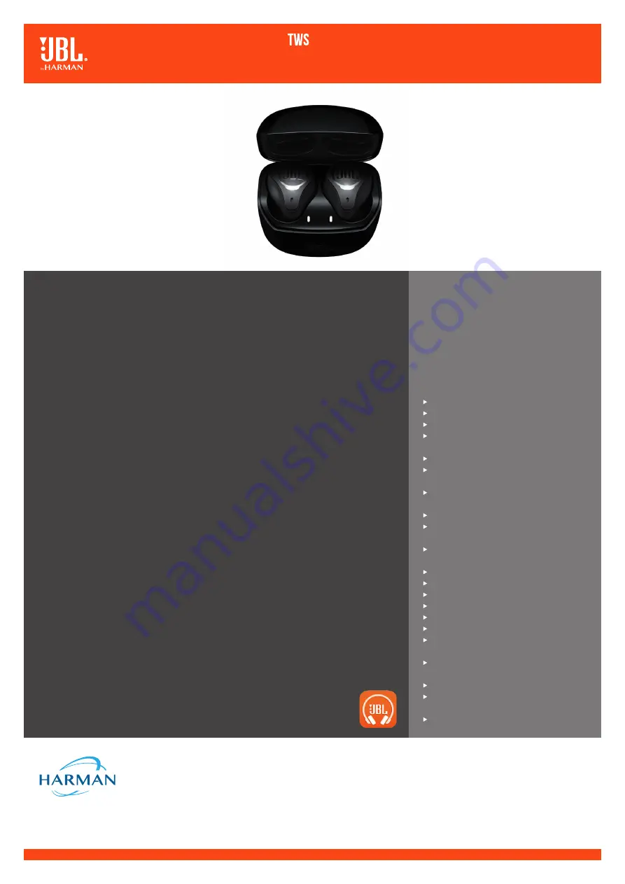 Harman JBL CLUBPRO+ TWS Quick Start Manual Download Page 29