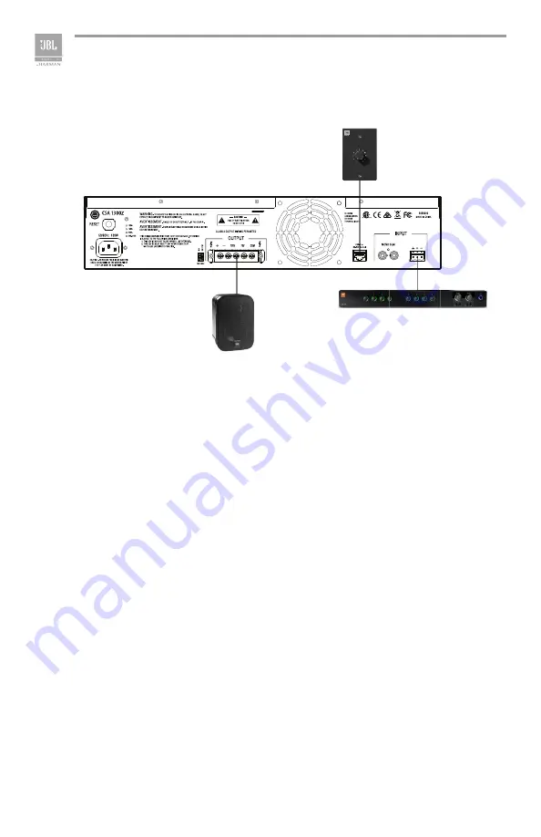 Harman JBL CSA 1300Z Operation Manual Download Page 14